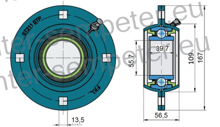 LEŽAJ FKL Z OHIŠJEM GWST211PPB20