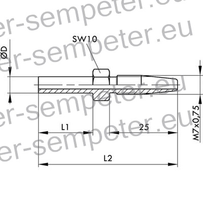 PRIKLJUČEK CEVI RAVEN DN4