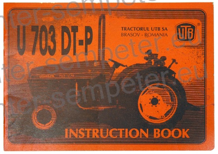 KATALOG TRAKTORJA PRIROČNIK ZA VZDRŽEVANJE TRAKTORJA UTB U703DTP