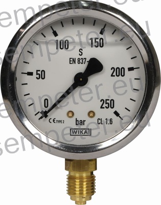 MANOMETER 0 - 250 BAR (OPTICUT)SIP