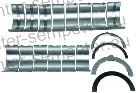 LEŽAJI MOTORJA OJNIČNI+GLAVNI R2 (grt) (3cil) ZETOR