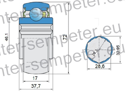 LEŽAJ FKL KROGLIČNI 207KRRB9