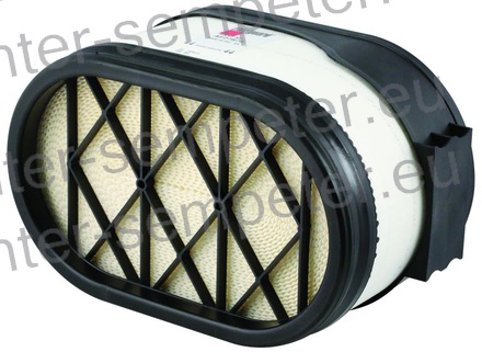 FILTER ZRAKA veliki - ovalen FLEETGUARD SDF SAME DEUTZ FAHR FENDT MF - MASSEY FERGUSON MC CORMICK LANDINI CLAAS VALTRA JD - JOHN DEERE JCB KOMATSU FOREST
