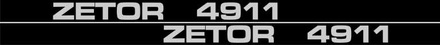 NALEPKA SET "ZETOR 4911"