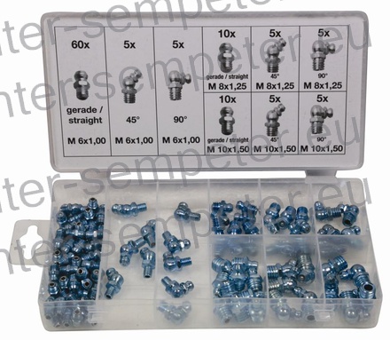 MAZNIKI grt V SETU M6x1 - M8x1.25 - M10x1.5 (110 kos)