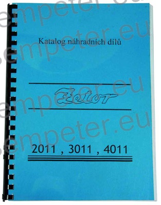 KATALOG TRAKTORJA ZETOR 2011 - 3011 - 4011