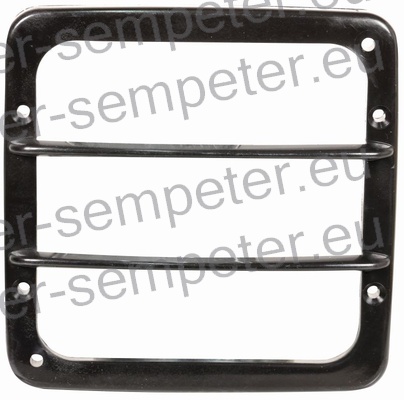 MREŽA - MASKA ŽAROMETA PREDNJEGA KVADRATNEGA črna SAME - SLH