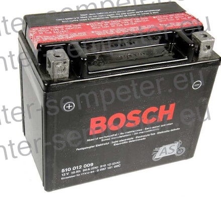 AKUMULATOR BOSCH 10Ah 12V +Levo