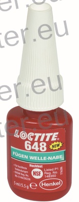 LEPILO LOCTITE 648 1/5ml ZA TESNJENJE CEVNIH ZVEZ