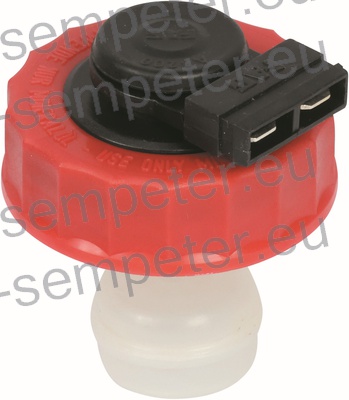 POKROV REZERVARJA OLJA ZAVORNEGA RDEČ - 2kontakta DEUTZ - FAHR