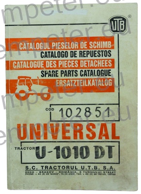 KATALOG TRAKTOR UTB U1010DT (cod102851)