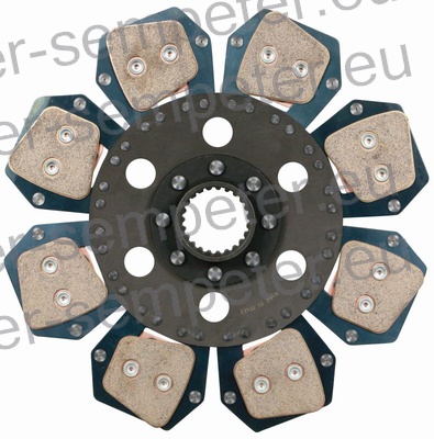 LAMELA SKLOPKE POGONAfi=310 z=23/44x48 LANDINI 10000/S MASSEY - FERGUSON 1014 4WD(68 KW) >>22904564