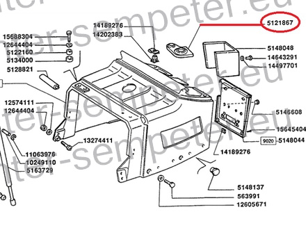 GUMA PROTIPRAŠNA ARMATURNE PLOŠČE FIAT