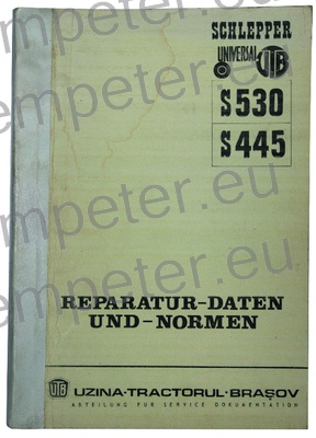 KATALOG TRAKTORJA PRIROČNIK ZA VZDRŽEVANJE TRAKTORJA UTB S530 - S445