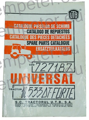 KATALOG TRAKTOR UTB U533DT - FORTE (cod727187)
