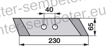 KONICA LEMEŽA PLUGA KVERNELAND