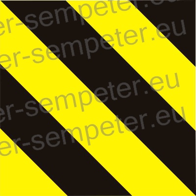 NALEPKA ČRNO - RUMENA SIP