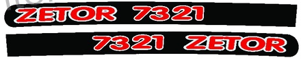 NALEPKA SET "ZETOR 7321"