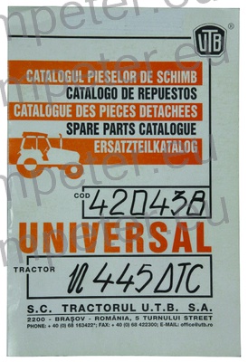 KATALOG TRAKTOR UTB 445DTC (cod420438)