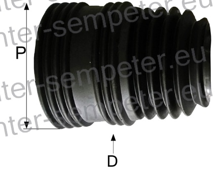 ZAŠČITA GIBLJIVA P=185mm