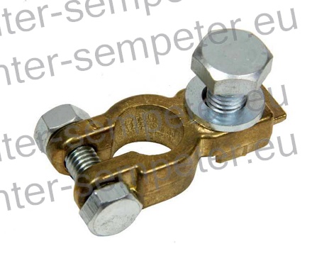 KLEMA AKUMULATORJA - (minus) HELLA