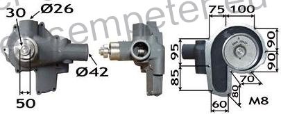 ČRPALKA VODE CASE CVX120 - CVX130 - CVX150 - CVX170 - 1135 - 1145 - 1155 - 1170 - 1190 STEYR CVT120 - CVT130 - CVT150 - CVT170 - 6135 - 6145 - 6155 - 6170 - 6190 NEW HOLLAND TVT 135 - 145 - 155 - 170 - 190