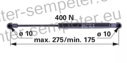 AMORTIZER KABINE L=275 F=400N FENDT