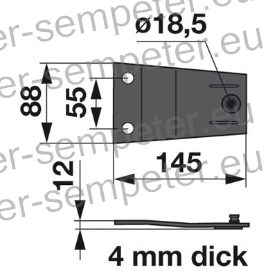 NOSILEC NOŽA PÖTTINGER