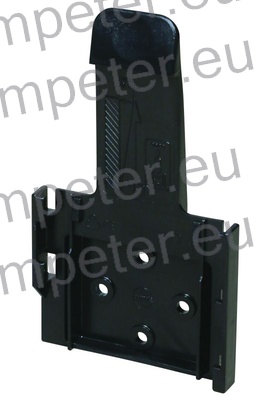 NOSILEC ZAGOZDE KOLESA PVC (črn) PLOŠČATI do 1000/1600 kg STANDARD DIN76051