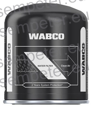 FILTER SUŠILEC ZRAKA ČRN WABCO