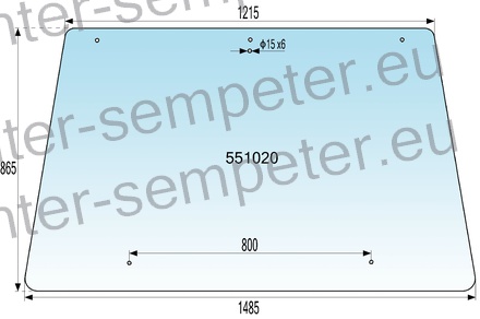 STEKLO KABINE ZADAJ zgoraj ZETOR ORAŠJE