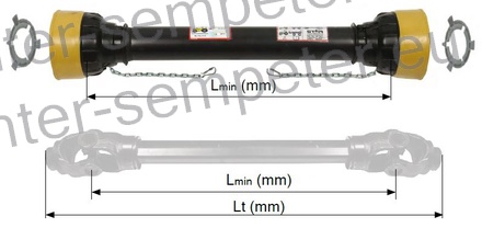 ZAŠČITE KARDANA kpl T8, X8 SPT