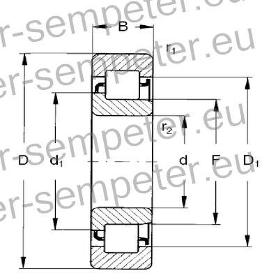 LEŽAJ VALJČNI TD - TORPEDO 45 - 48 - 55 AQ