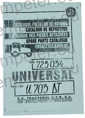 KATALOG TRAKTOR UTB U703DT (cod723034)