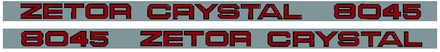 NALEPKA SET "ZETOR CRYSTAL 8045
