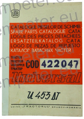 KATALOG TRAKTOR UTB U453DT (cod422047)