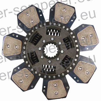 LAMELA SKLOPKE POGONA fi=310 z=16/40x45 NH - NEW HOLAND FIAT 90/S, 90 - 90F/S, 90 - 95, 95 - 90,100 - 90/F/S, 110 - 90/S, 650, 750, 850, 880/5, 980, 1000/S, 1105, 7530, A100/S AGRIFULL TOSELLI 8085 - 8095 - 8105 FOTON TD854 - TD900 - TD904 - TD920 - TD1004