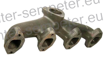 KOLEKTOR IZPUHA MOTORJA (4cil) FIAT 550 - 600 - 640 - 666 - 766 - 65.46 - 70.56 - 80.66