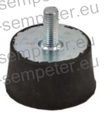 BLAŽILEC GUMI 48X25mm M8x20mm