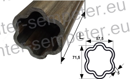 CEV KARDANA zunanja X8 L=3m 71.5x57.5