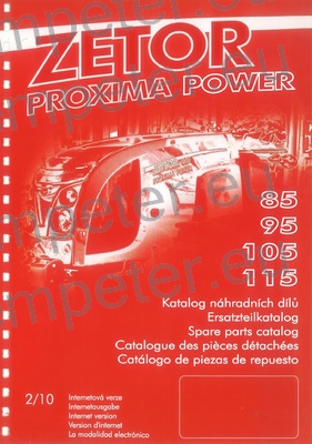 KATALOG TRAKTORJA ZETOR PROXIMA POWER 85 - 95 - 105 - 115 (2/10)