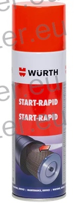 SPREJ START 1/300ml ZA LAŽJI VŽIG MOTORJA • Hitrejši vžig motorja zaradi posebne mešanice, predvsem pri zaganjanju hladnega motorja. • Primerno za bencinske in dizel motorje z ali brez katalizatorja. Posebej primerno za delovne stroje.