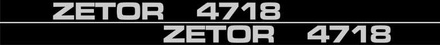 NALEPKA SET ZETOR 4718