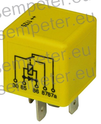 RELE Z DIODO 24 V 5 kontaktov BOSCH