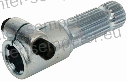 PODALJŠEK KARDANA NA VIJAK 1 3/8" z=6 - 1 3/8" z=21" (ženski del: 1 3/8˝ z=6) (moški del: 1 3/8˝ z=21)