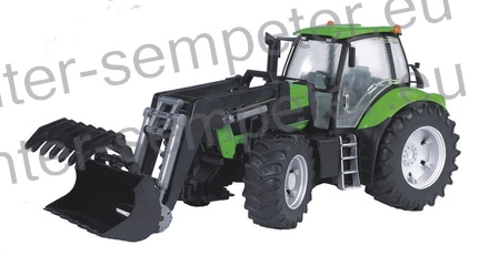 IGRAČA TRAKTOR Z NAKLADALCEM DEUTZ AGROTRON X720