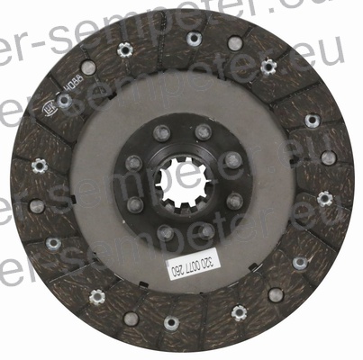 LAMELA (ni več dobavljiva) SKLOPKE POGONA fi=200 z=10/26x32 LUK DEUTZ D25 - D25/1D - 25/1S FENDT F17L - F17W - FL 236 LANZ D117 - D218 - D518