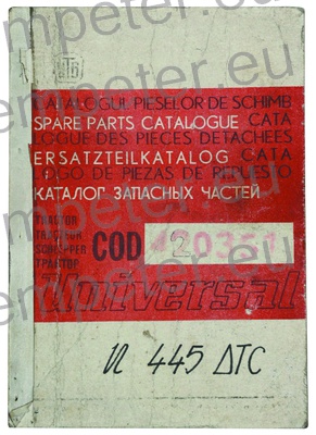KATALOG TRAKTOR UTB U445DTC (cod420361)