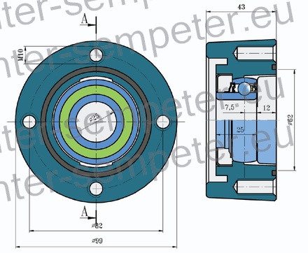 LEŽAJ FKL Z OHIŠJEM LSGR 205 FS