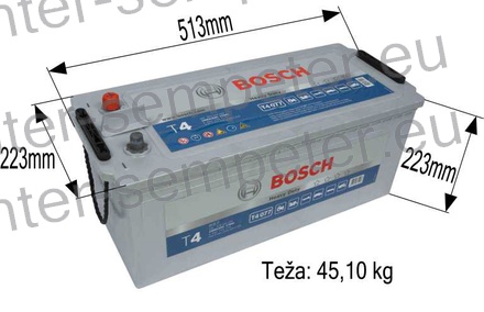 AKUMULATOR BOSCH 170Ah 1000A 12V T4 SHD BOSCH TECMAXX